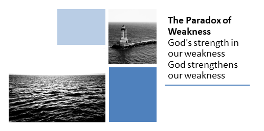 The Paradox of Weakness: God's strength in our weakness and God strengthens our weakness