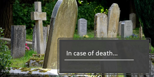 In case of death