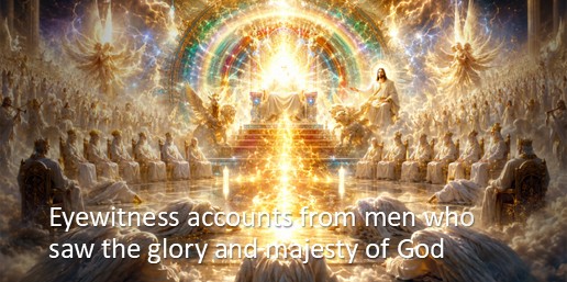 Eyewitness accounts from men who saw the glory and majesty of God