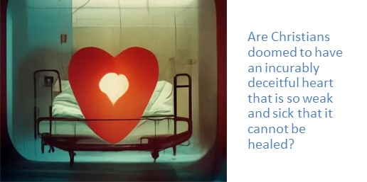 Are Christians doomed to have an incurably deceitful heart that is so weak and sick that it cannot be healed?