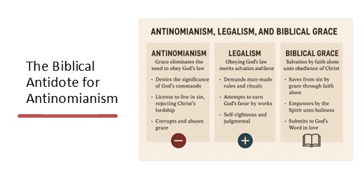 The antidote for antinomianism and legalism is biblical grace