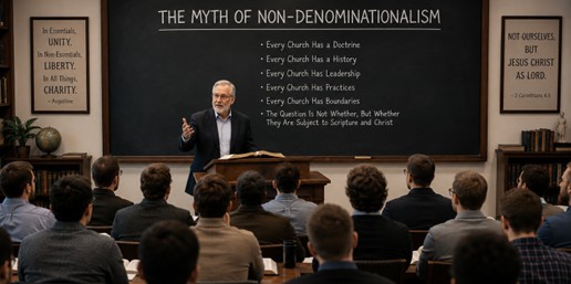 The myth of non-denominationalism hides an important truth: every church has doctrine, history, leadership, traditions, and boundaries. Learn when practical distinctions are biblical, when denominations are useful, and when denominationalism becomes sinful division.