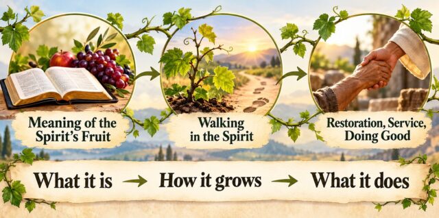 Developing character of believers who have been saved by grace, indwelt by the Holy Spirit, and called to walk according to the new life God has given them